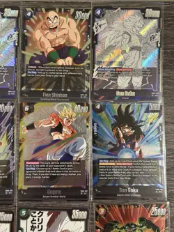Dragon Ball Fusion World Mixed Set lot FB07/08/SB02 SR Lot / 12 Cards - Image 3
