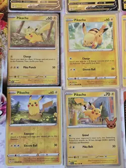 (12) Pokemon Pikachu Holo+ Card Lot. NM. McDonald's/Celebration Promos. 1 Jumbo - Image 3