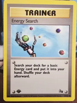 Energy Search 1st Edition Fossil Cards NM/M Unplayed Common Uncommon - Image 1