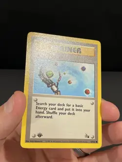 Pokemon Card 1ST EDITION Energy Search Trainer Fossil 59/62 WotC Vintage 1999 NM - Image 3