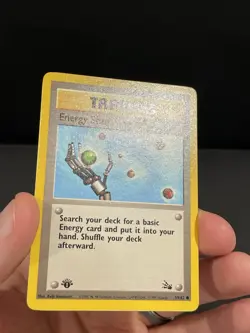 Pokemon Card 1ST EDITION Energy Search Trainer Fossil 59/62 WotC Vintage 1999 NM - Image 4