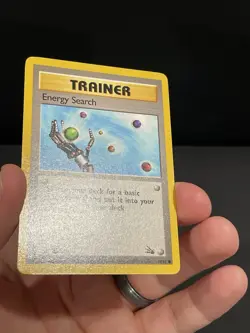 Pokemon Card 1ST EDITION Energy Search Trainer Fossil 59/62 WotC Vintage 1999 NM - Image 5