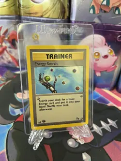 1ST EDITION Energy Search 59/62 Trainer 1999 Fossil WOTC Pokemon Cards NM/MINT* - Image 1