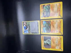 4 POKEMON CARDS E-READER MACHOP #117 / MACHOKE #85 / MACHAMP #51 / MIGHTYENA #42 - Image 2