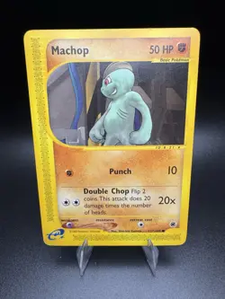 4 POKEMON CARDS E-READER MACHOP #117 / MACHOKE #85 / MACHAMP #51 / MIGHTYENA #42 - Image 3
