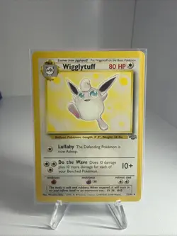 Pokemon TCG Wigglytuff Jungle Card 32/64 Unlimited Non-Holo Rare NM - Image 1
