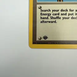 Energy Search 1st Edition 59/62 Fossil Common Pokemon Vintage Card WOTC NM 1999 - Image 5