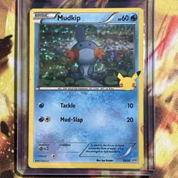 Pokemon TCG McDonald's 25th Anniversary Celebrations Mudkip Holo Card 19/25 - Image 1
