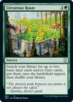 Circuitous Route Zendikar Rising Commander PLD Green Uncommon MTG CARD ABUGames - Image 1