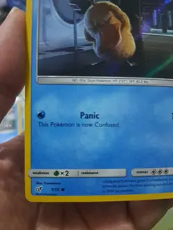 Psyduck 2019 Detective Pikachu Set 7/18 Holo Holographic Foil Pokemon Card - Image 5