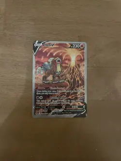 Pokemon Entei v Holo Ultra Rare TCG Card Crown Zenith Galarian Gallery GG36/GG70 - Image 1