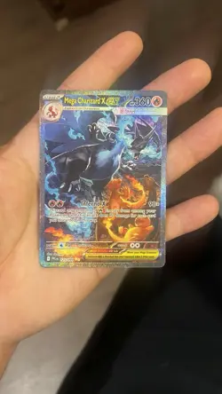 Pokemon Mega Charizard X EX 125/094 Phantasmal Flames Holo Special Rare Card - Image 1