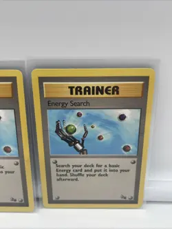 ENERGY SEARCH - 59/62 - Fossil - Pokemon Card - X2 - Image 3
