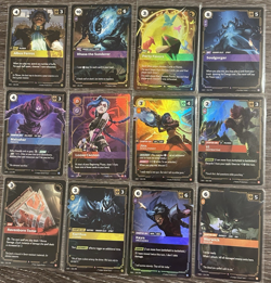 League of Legends Riftbound TCG Card Lot of 12 Foil and Holo Cards NM Near Mint - Image 1