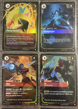 League of Legends Riftbound TCG Card Lot of 12 Foil and Holo Cards NM Near Mint - Image 3
