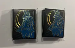 Pokemon Card Sleeves Mega Evolutions 2 Packs Of 65 Lucario - Image 1
