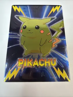 1999 Meiji Pokemon Get Card Super Collection Pikachu Very Clean - Image 1