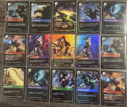 League of Legends Riftbound TCG Card Lot of 15 Foil and Holo Cards NM Near Mint - Image 1