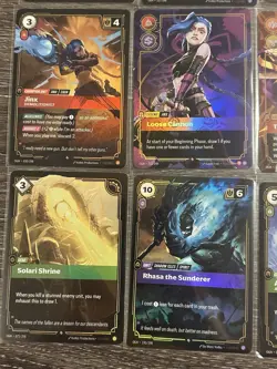 League of Legends Riftbound TCG Card Lot of 15 Foil and Holo Cards NM Near Mint - Image 4