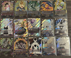 Dragon Ball Fusion World Mixed Set lot FB07/08/SB02 SR Lot / 15 Cards - Image 1