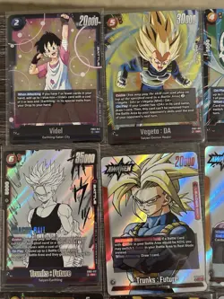 Dragon Ball Fusion World Mixed Set lot FB07/08/SB02 SR Lot / 15 Cards - Image 2