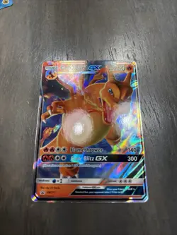 Pokemon TCG Charizard GX Black Star Promo SM211 Holo Card NM/M Condition - Image 1
