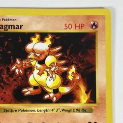 Pokemon Cards: Base Set 1st Edition Uncommon: Magmar 36/102 - Image 3