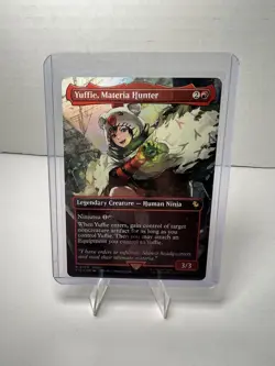 MTG - Yuffie, Materia Hunter - Borderless - Chocobo Track Foil - Final Fantasy - Image 1