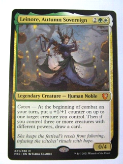 MTG Leinore, Autumn Sovereign 001/038 Mid Midnight Hunt Mythic Near Mint!! - Image 1