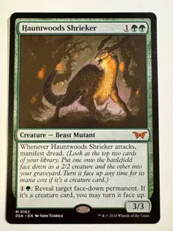 Hauntwoods Shrieker #182 - Duskmourn: House of Horror - normal - mythic - Image 1