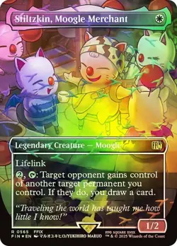 Stiltzkin, Moogle Merchant Chocobo Track Foil Final Fantasy MTG NM - Image 1