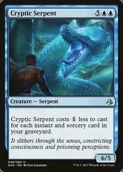 Cryptic Serpent - MTG - Amonkhet - Reg - NM - Image 1