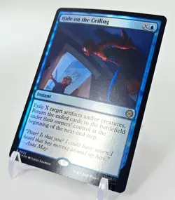 MTG • HIDE ON THE CEILING 0032 Foil Rare • Marvel Spider-Man Magic M/NM - Image 2