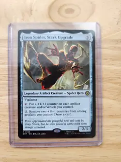 Iron Spider, Stark Upgrade - MTG Marvel’s Spider-Man (SPM) #0166 - Rare - NM - Image 1