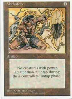 MTG: Fourth Edition: Meekstone: Moderately Played Condition - Image 1