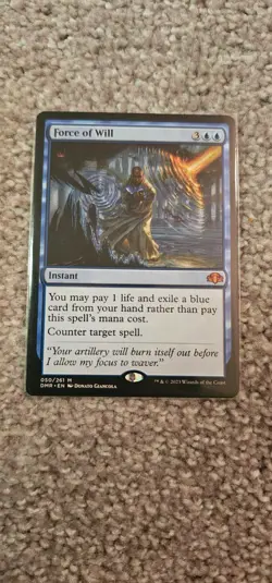 MTG Force of Will Dominaria Remastered Regular Nonfoil - Image 1