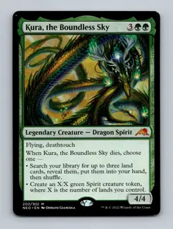 Kura, the Boundless Sky Kamigawa: Neon Dynasty Non-Foil MTG NM - Image 1