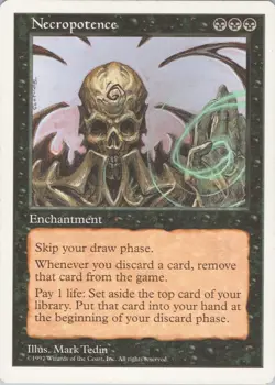 Necropotence MP Fifth Edition MTG - Image 1