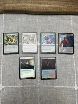 Marvel Spider-Man MTG Lot - 30 Cards - Heroes, Villains, Artifacts & Lands - Image 3