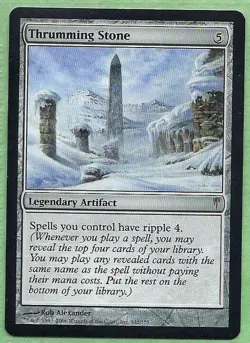 MTG Thrumming Stone - Magic the Gathering - Coldsnap - Image 1