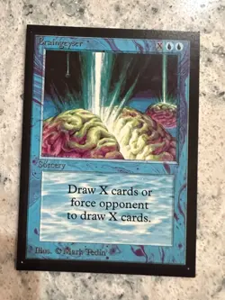 Braingeyser -Collectors Edition - NM - MTG - Magic: The Gathering - Image 1