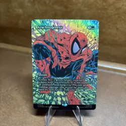 Arachnogenesis (Borderless) Marvel Universe Eternal-Legal Foil NM MTG - Image 1