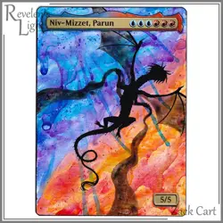 Niv-Mizzet, Parun Alter - Hand Painted MTG Altered Art - Magic the Gathering - Image 1