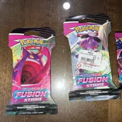 Pokemon TCG Gengar Fusion Strike Sleeved Booster 3 Packs - New & Sealed - Image 3