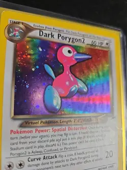 Pokemon TCG Dark Porygon2 Neo Destiny Holo Rare 8/105 2000 English - Image 2
