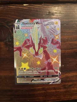 Pokemon TCG Toxtricity Vmax sv113/sv122 Shiny Holo Rare - Shining Fates - MP - Image 1