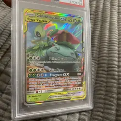 2019 POKEMON SUN & MOON TEAM UP #1 CELEBI & VENUSAUR GX PSA 10 - Image 3