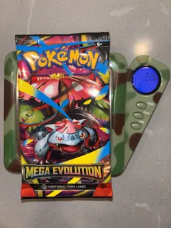 22.6g HEAVY Pokemon TCG: Mega Evolutions Booster Pack SEALED Venusaur Art - Image 1