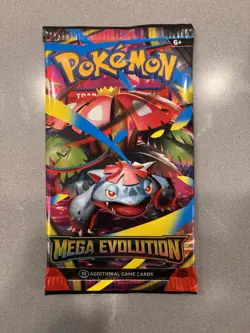 22.6g HEAVY Pokemon TCG: Mega Evolutions Booster Pack SEALED Venusaur Art - Image 2