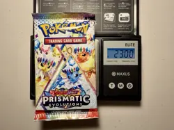 GOD PACKU 🔥23.00g🔥VERY HEAVY Prismatic Evolutions Pokemon Sealed Booster Pack! - Image 1